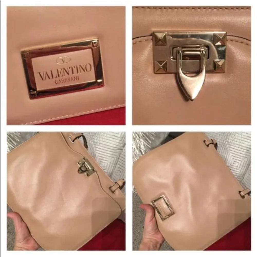 - Valentino Leather Rockstud lambskin